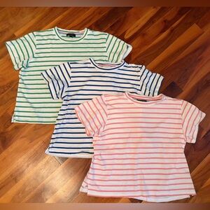 AYR The Practice Tee With Stripes SET OF 3, ECU